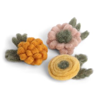 Bl&uuml;ten-Dekoset S, 3er Set, 3,5 cm