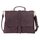 Schultertasche Vintage-SUNITA bordeaux, Rindsleder
