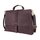 Schultertasche Vintage-SUNITA bordeaux, Rindsleder