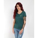 Avocado Embroidery - T-Shirt Damen M Glazed Green
