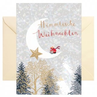 Doppelkarte mit Umschlag - Himmlische Weihnachten