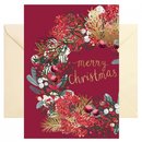 Doppelkarte mit Umschlag - Merry Christmas