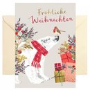 Doppelkarte mit Umschlag - Fr&ouml;hliche Weihnachten