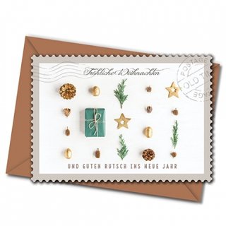 Postkarte mit Umschlag - Kekse und Co