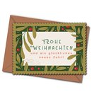 Postkarte mit Umschlag - Mistelzweige