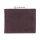 Borse Vintage-CASUAL 12,5x9,5cm RFID bordeaux, Rindsleder