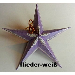 Dekostern flieder-wei&szlig;