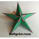 Dekostern hellgr&uuml;n-rosa