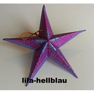 Dekostern lila-hellblau