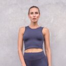 Croptop Rooney blaugrau