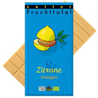 Frucht Tafel Zitrone &amp; Orangen