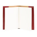 Notizbuch M MANDALA rot nachfullbar, Recyclingleder
