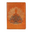 Notizbuch / Bullet Journal BUDDAH nachfullbar, Leder