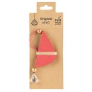 Papierdeko Origami 9cm DOME rot de Luxe ,Glitter