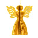 Baumschmuck Engel Seraphim 8cm altgold-gold, Papier
