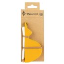 Papierdeko Origami 18cm MAURO altgold, Quaste