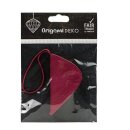 Papierdeko Origami 9cm DIAMOND beere, Glitter