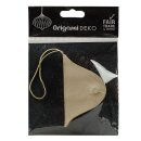 Papierdeko Origami 9cm ONION kiesel, Glitter