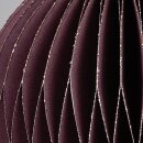 Papierdeko Origami 9cm ONION purpur, Glitter