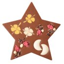 Stern mit Himbeerfullung