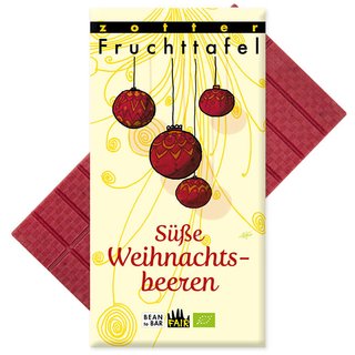 Frucht Tafel S&uuml;&szlig;e  Weihnachtsbeeren - Preiselbeer &amp; Preiselbeeren