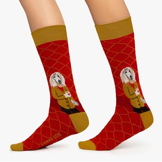 Socken The Intellectual Red