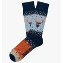 Wintersocken - Winter Deer blau