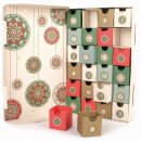Der faire Adventskalender, 24 feine Pralinen und Schokoladen,