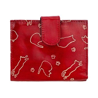 B&ouml;rse 10x13cm FELINE Lasche Ziegenleder