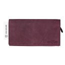 Brieftasche Vintage-LADY pflaume 19,5x10 RIFD secure, Leder