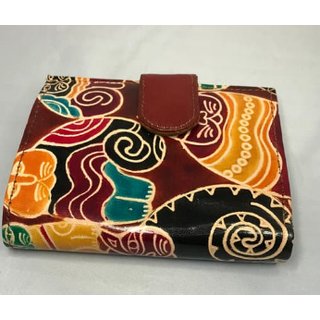 B&ouml;rse 10x13cm FELINE Lasche Ziegenleder