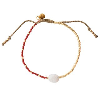 Ruby Mondstein Gold Armband