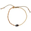 Ruby Tigerauge Gold Armband