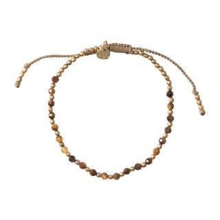 Beautiful Tigerauge Gold Armband 