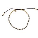 Beautiful Schwarze Onyx Gold Armband