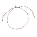 Iris Rosenquarz Silber Armband