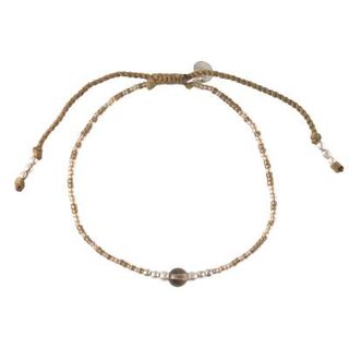 Iris Rauchquarz Silber Armband 