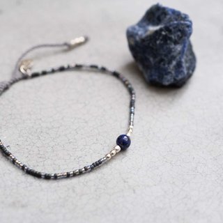 Iris Lapislazuli Silber Armband 