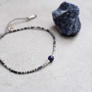 Iris Lapislazuli Silber Armband 