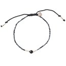 Iris Schwarzer Onyx Silber Armband 