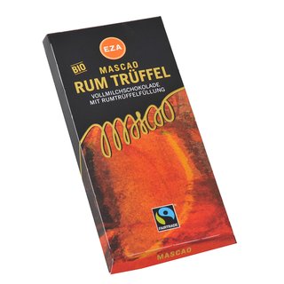 BIO-Schoko Mascao Rum-Tr&uuml;ffel 100g