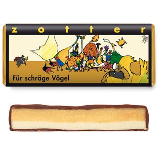 Zotter Schokolade, F&uuml;r schr&auml;ge V&ouml;gel