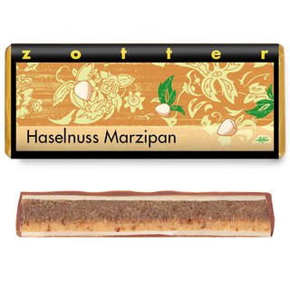 Zotter Schokolade, Haselnuss Marzipan (+)