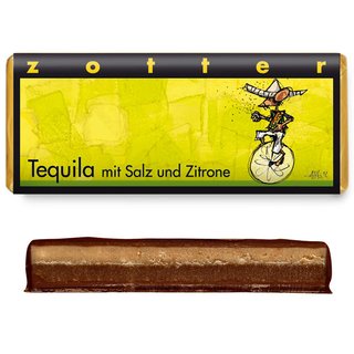 Zotter Schokolade, Tequila mit Salz und Zitrone