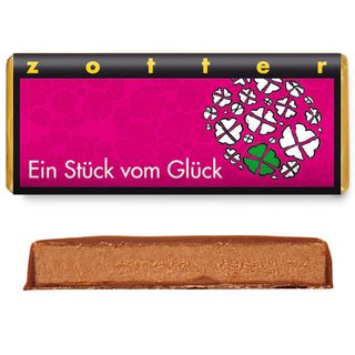 Zotter Schokolade, Ein St&uuml;ck vom Gl&uuml;ck