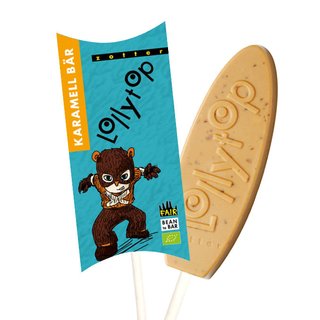 Zotter Schokolade, LollyTop Karamellb&auml;r