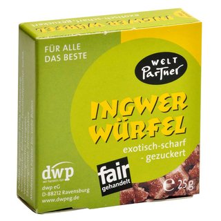 Ingwerw&uuml;rfel, 25g