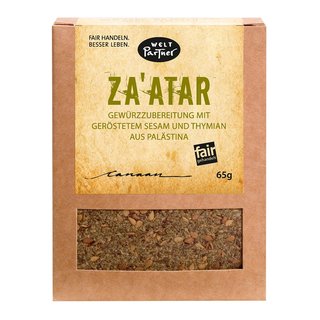 Zaatar, Gew&uuml;rzmischung mit ger&ouml;stetem Sesam und Thymian, 65