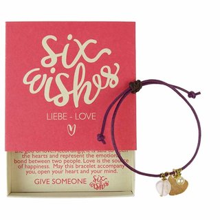 Armband LIEBE Rosenquarz