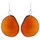 Tagua-Ohrh&auml;nger OVAL orange